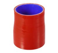 Motoforti 57mm-63mm/2.24"-2.48" ID 3" Length Silicone Straight Coupler Hose 4.5mm Thickness Silicone Reducer Straight Coupler Hose Universal Red 1PC