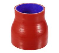 Motoforti 57mm-76mm/2.24"-3" ID 76mm 2.99" Length Silicone Straight Coupler Hose 4.5mm Thickness Silicone Reducer Straight Coupler Hose Universal Red 1PC