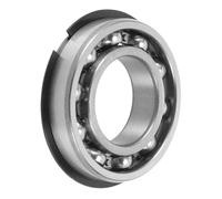 Motoforti 60/28NR Deep Groove Ball Bearings 28x52x12mm P5 Open Type Lubricated Bearings 1 Pc Car Scooter Skateboard Wheel Universal Silver Tone