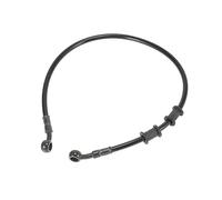 Motoforti 60cm 23.62" Motorcycle Braided Brake Clutch Oil Hoses Line Black