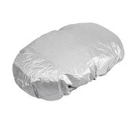 Motoforti 60x40cm Motorcycle Seat Cover Waterproof Dustproof Silver Tone