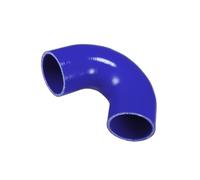 Motoforti 63mm 2.48" ID 90mm/3.54" Length 135 Degrees Silicone Elbow Hose 5mm Thick 4-Ply Reinforced High Temp Turbo Intercooler Intake Pipe Universal Blue 1 Pcs