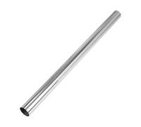 Motoforti 64mm / 2.5 Inch OD Straight Exhaust Tube DIY Custom Tubing 1016mm / 40" Long T316 Stainless Steel Universal Custom Car Modified Exhaust Piping Silver Tone 2.5" OD Straight Pipe