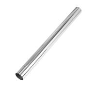 Motoforti 64mm / 2.5 Inch OD Straight Exhaust Tube DIY Custom Tubing 762mm / 30" Long T316 Stainless Steel Universal Custom Car Modified Exhaust Piping Silver Tone 2.5" OD Straight Pipe