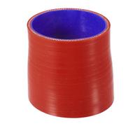 Motoforti 70mm-76mm/2.76"-3" ID 76mm 2.99" Length Silicone Straight Coupler Hose 4.5mm Thickness Silicone Reducer Straight Coupler Hose Universal Red 1PC