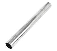 Motoforti 76mm/3" OD Straight DIY Custom Mandrel Exhaust Pipe Tube 762mm/30 Length T304 Stainless Steel Piping with Cutted End Universal Fitment Silver Tone