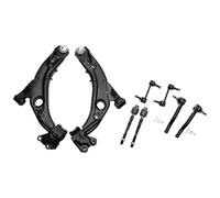 Motoforti 8 Pcs Front Lower Control Arms Front Stabilizer Bar Links for FORD EDGE 2007-2014 for LINCOLN MKX 2007-2015 Suspension Kit No.K620486/K620487/ES800473
