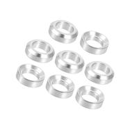 Motoforti 8 Pcs M6x5.5 Universal Bicycle Bolt Brake Screw Washer - Silver Tone Long-lasting
