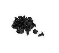 Motoforti 8mm x 6mm Hole Plastic Car Fender Tree Clips Rivets Fastener 30pcs Long-lasting