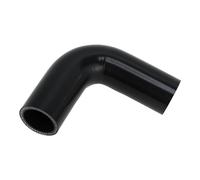Motoforti 90 Deg Elbow Coupler Silicone Hose 32mm to 32mm ID 4" l Black | 3 Layers Cloth, Intercooler Heater Turbocharger Air Intake Pipe, Radiator Coolant Tube