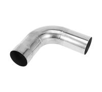 Motoforti 90 Degree Mandrel Exhaust Tube Car Exhaust Pipe Mandrel Bend DIY Custom Tubing Pipe 2.25" OD 5.91" Leg Length 304 Stainless Steel Silver Tone