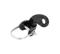Motoforti Bicycle Trailer Coupler Attachment Trailer Hitch Silver Tone Black Long-lasting