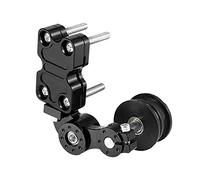 Motoforti Black Aluminum Alloy Motorcycle Chain Tensioner Automatic Adjuster