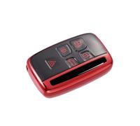 Motoforti Car Auto Key Fob Cover 5 Button Remote Key Fob Case Replacement Red Long-lasting