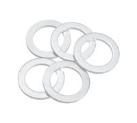 Motoforti Car Oil Drain Plug Gaskets, Engine Oil Crush Washer Seals, for Honda Accord 2008-2016, Aluminum, No.90471PX4000, Silver Tone, 5 Pcs