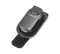 Motoforti Car Sunglasses Clip Universal Sun Visor Eyeglasses Holder Clip Suede,Metal Black 9x4.5cm 1 Pcs