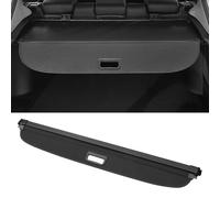 Motoforti Car Trunk Retractable Cargo Cover for Benz Smart Fortwo 2010-2015 | Rear Trunk Parcel Shelf, Luggage Security Shield Shade, Canvas, Gloss Black