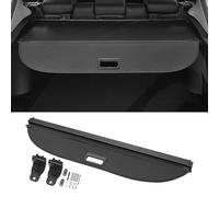 Motoforti Car Trunk Retractable Cargo Cover for Toyota C-HR 2016-2021 Rear Trunk Parcel Shelf Luggage Security Shield Shade, Canvas, with Accessories, Gloss Black