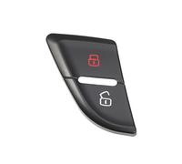 Motoforti Central Door Lock Switch Button Cover, for Audi A4 Allroad Quattro 2010-2014, Plastic, Black, 1 Pc