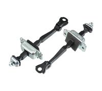 Motoforti Door Check Strap Assembly, Door Check Strap Stopper Stay Limiter Bracket, for Honda Element 2003-2011, Metal, No.72380SCVA01, Silver Tone, 2 Pcs