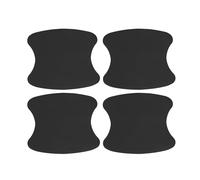 Motoforti Door Handle Scratches Protective Film 3.54"x3.93" PVC Black 4 Pcs
