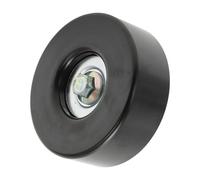 Motoforti Drive Belt Idler Pulley for Land Rover Discovery 2004-2009 Serpentine Tensioner Pulley Idler with Bolt Washer No.LR000737 Steel Black 1 Pcs