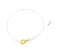 Motoforti Engine Oil Dipstick Oil Level Dip Stick Double Hole Indicator for Ford F-250 Super Duty 2006-2007 -With 6.0L V8 Diesel Engines Only Plastic Yellow