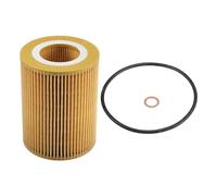 Motoforti Engine Oil Filter, for BMW 330Ci 2001-2006, Paper, with Gasket, No.11427512300, Yellow, 1 Set
