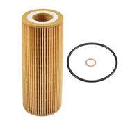 Motoforti Engine Oil Filter, for BMW 335d Base 3.0L L6 - Diesel 2009-2011, Plastic, with Gasket, No.11427788460, Yellow, 1 Set