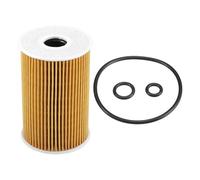 Motoforti Engine Oil Filter, for Volkswagen Passat 2.0L 2012-2015, Plastic, with Gasket, No.03L115562, Yellow, 1 Set