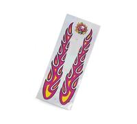 Motoforti Evil Skull Flame Fire Style Vinyl Stickers Car Body Door Decor Decal Long-lasting