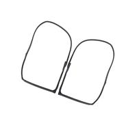 Motoforti Front Door Weatherstrip Gasket Seal for Jeep Wrangler No.55395274AW Long-lasting