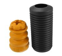 Motoforti Front Suspension Bump Stop Shock Absorber Strut Boot Kit, for BMW X3 X4 X5, Rubber, No.31336787104, Black Yellow, 1 Set