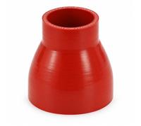Motoforti ID 45mm-76mm 0° Straight Silicone Heater Hose 3 Layers Fabric | Radiator Coolant Hose, Universal Flexible Durable Silicone, Tubing Intake Boot, 4.5mm Thickness, Red, 0.2 ft, 1 Pcs