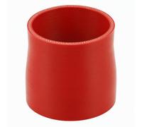 Motoforti ID 76 Mm-84 mm 0° Straight Silicone Heater Hose 3 Layers Cloth | Radiator Coolant Hose, Universal Flexible Durable Silicone, Tubing Intake Boot, 4.5mm Thickness, Red, 0.2 ft, 1 PCS