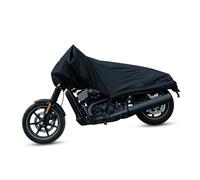 Motoforti M Black Motorcycle Half Cover Waterproof Rain Dust UV Protector Long-lasting