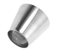 Motoforti Mandrel Exhaust Bend Elbow Concentric Reducer Car Exhaust Pipe Tubing Piping Adapter 2" OD to 3" OD 201 Stainless Steel Silver Tone