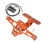 Motoforti Motorcycle License Plate Bracket Fender Eliminate Kit Orange