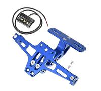 Motoforti Motorcycle License Plate Bracket Fender Eliminate Kit Red Blue
