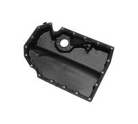 Motoforti No.06K103600R Engine Oil Pan Oil Pan Sump Transmission Oil Pan for Audi A1 2015-2018 Plastic Black