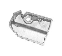 Motoforti No.06K103600R Engine Oil Pan Oil Pan Sump Transmission Oil Pan for Volkswagen Golf 2015-2019 Aluminum Silver Tone