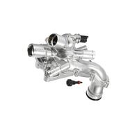 Motoforti No.11537534521 Engine Coolant Thermostat Housing Assembly for Mini Cooper 2007-2013 / Inner Water Pump Thermostat/Durable Aluminum / 1Pc Silver Tone Long-lasting