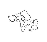 Motoforti Oil Cooler Gasket 059117070/059117070B for Audi A6 3.0L 2014-2016 | Inner Engine Oil Filter Adapter Gasket, Durable Rubber, 1Set, Black, Long-lasting