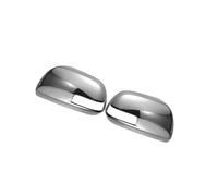 Motoforti Pair Car Rear View Driver Passenger Side Mirror Cover Cap Replacement Chrome Plated for Toyota Hilux Vigo 2012-2014 Mirror Guard Covers Exterior Trim Long-lasting