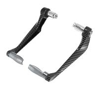 Motoforti Pair Universal 7/8" Motorcycle Brake Lever Guard 22mm Titanium Tone
