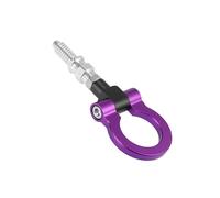 Motoforti Purple Aluminum Alloy Front Bumper Towing Eye Tow Hook for Car Long-lasting