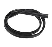 Motoforti Rear Engine Hood Sealing Strip, Weatherstrip Engine Hood Bonnet Seal, for Honda Civic 2012-2015, Rubber, Rear, No.74143TR0A01, Black, 1pcs