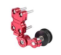 Motoforti Red Aluminum Alloy Chain Tensioner Automatic Adjuster for Motorcycle