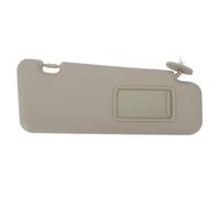 Motoforti Right Passenger Side Car Sun Visor, Sun Visor Assembly, for Toyota Highlander 2010-2013, Plastic, with Mirror, No.74310-48530-E0, Beige