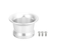Motoforti Silver Tone 50mm Dia Motorcycle Air Filter Intake Velocity Stack